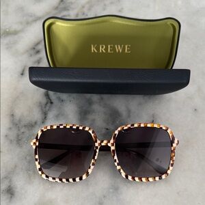 KREWE Brown and Black Sunglasses Classic Design